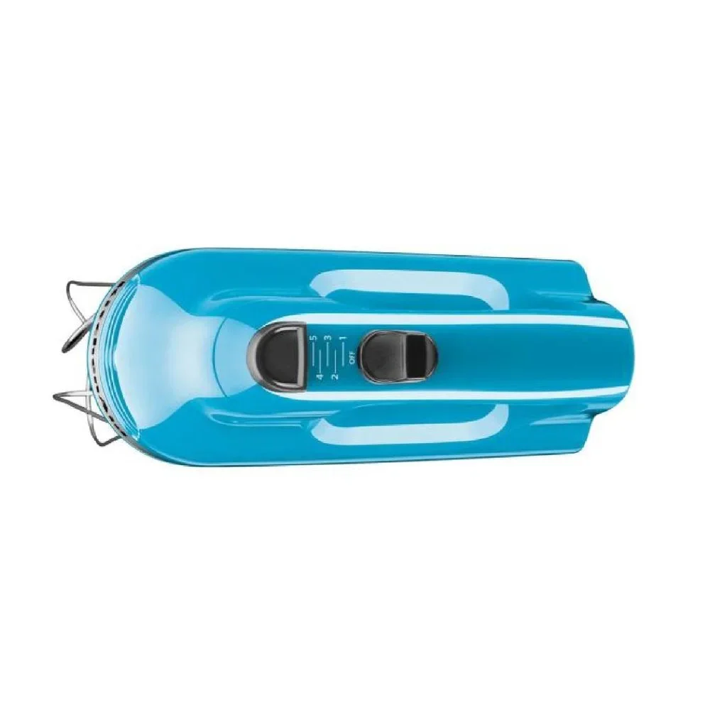 Manufacturer-Refurbished KitchenAid 5-Speed Hand Mixer in Crystal Blue color